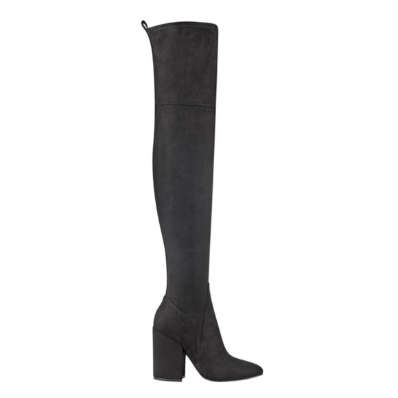 Kendall & Kylie Shoes - NWT Velvet over the knees boots